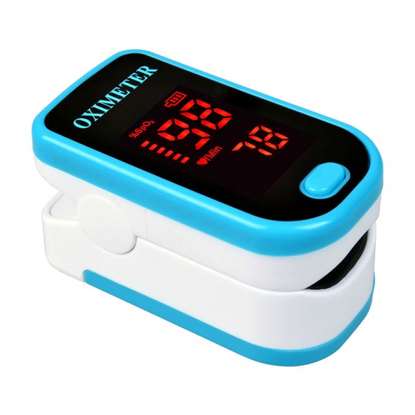 Pulsometru / Oximetru, Finger Pulse Oximeter, Indica nivelul de saturatie a oxigenului din sange, Masoara rata pulsului [2]