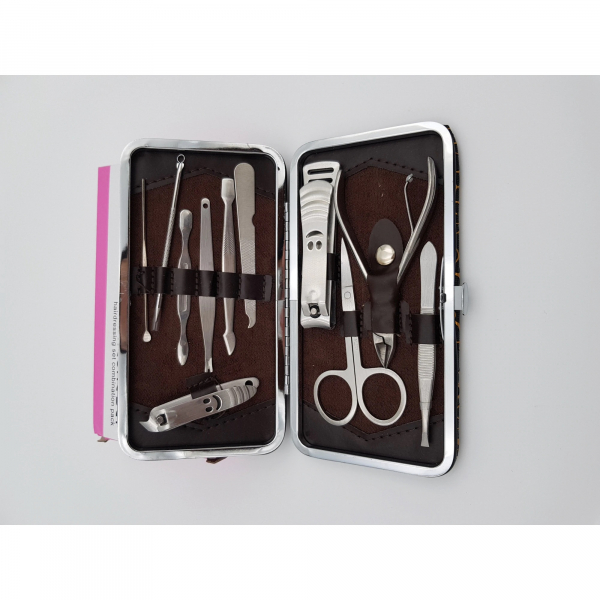 Trusa de manichiura/pedichiura set 11 piese inox [2]