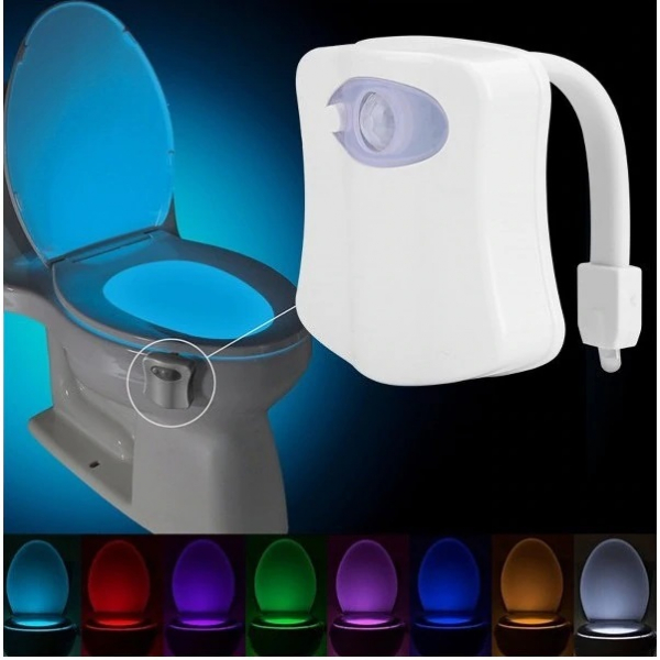 Lampa LED multicolor cu senzor pentru toaleta [2]