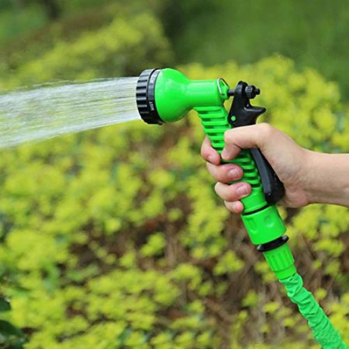 Furtun extensibil Verde Extreme Rezist, pentru gradina, presiune reglabila, pistol inclus, expandabil, 30 M, pulverizare rapida [3]