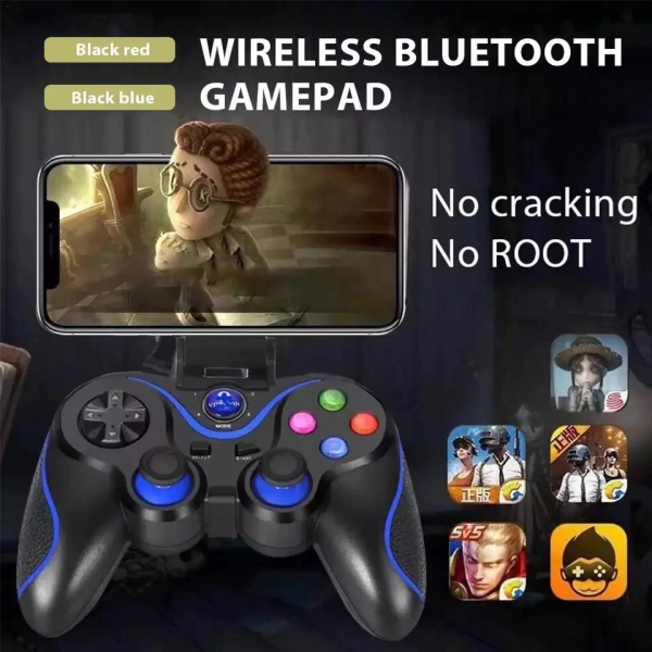 Gamepad LEHUAI-9078 Bluetooth Pentru Telefon , Tableta , PC , Smart TV , Smart Box Cu Acumulator Integrat [4]