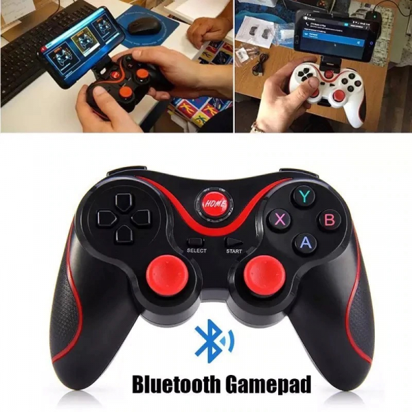 Gamepad LEHUAI-9078 Bluetooth Pentru Telefon , Tableta , PC , Smart TV , Smart Box Cu Acumulator Integrat [5]