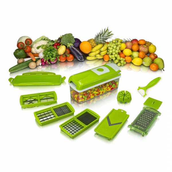 Razatoare de legume multifunctionala EDAR, 11 moduri de taiere, 9 piese [2]