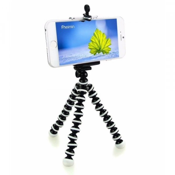 Mini trepied flexibil pentru telefon sau camera video/foto [1]