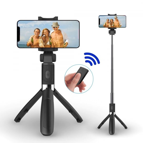 Selfie Stick, Trepied, Suport pentru telefon, 3 in 1, Bluetooth, telecomanda detasabila [1]