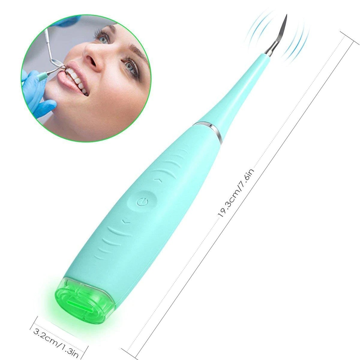Aparat electric pentru indepartarea depunerilor de tartru, portabil, usor de folosit in confortul propriului camin, incarcare USB [3]