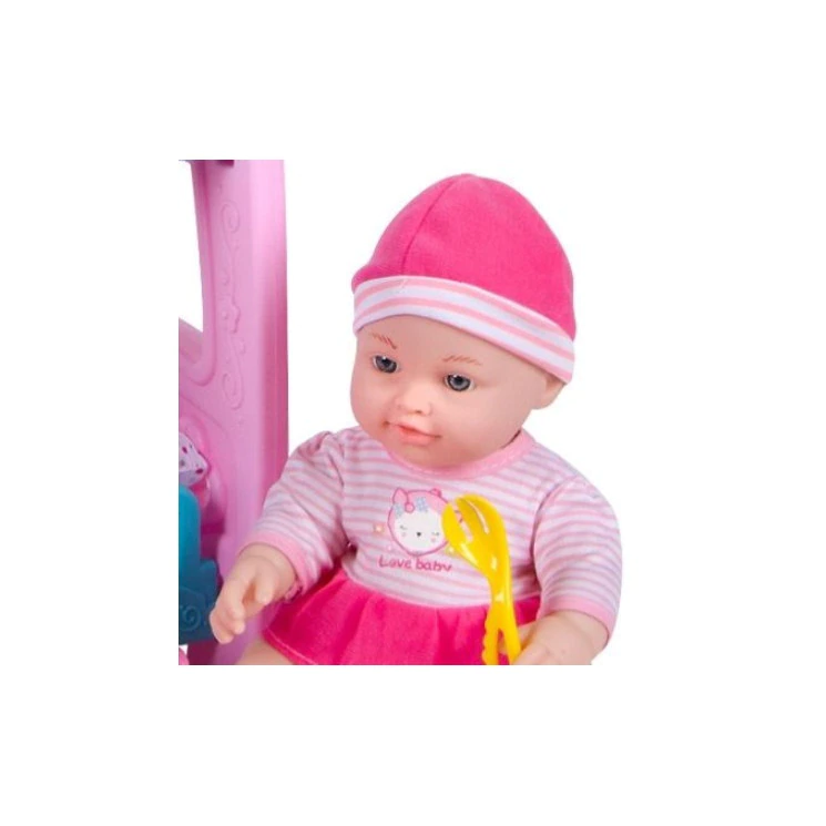 Set 2 bebelus cu patut si accesorii Lumi LUXURY®, inaltimea bebelusului 30 cm, +3 ani [3]