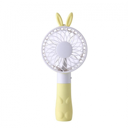 Urechi de iepuras mini ventilator portabil portabil Electric în formă de USB perceput de răcire Fan(Yellow)