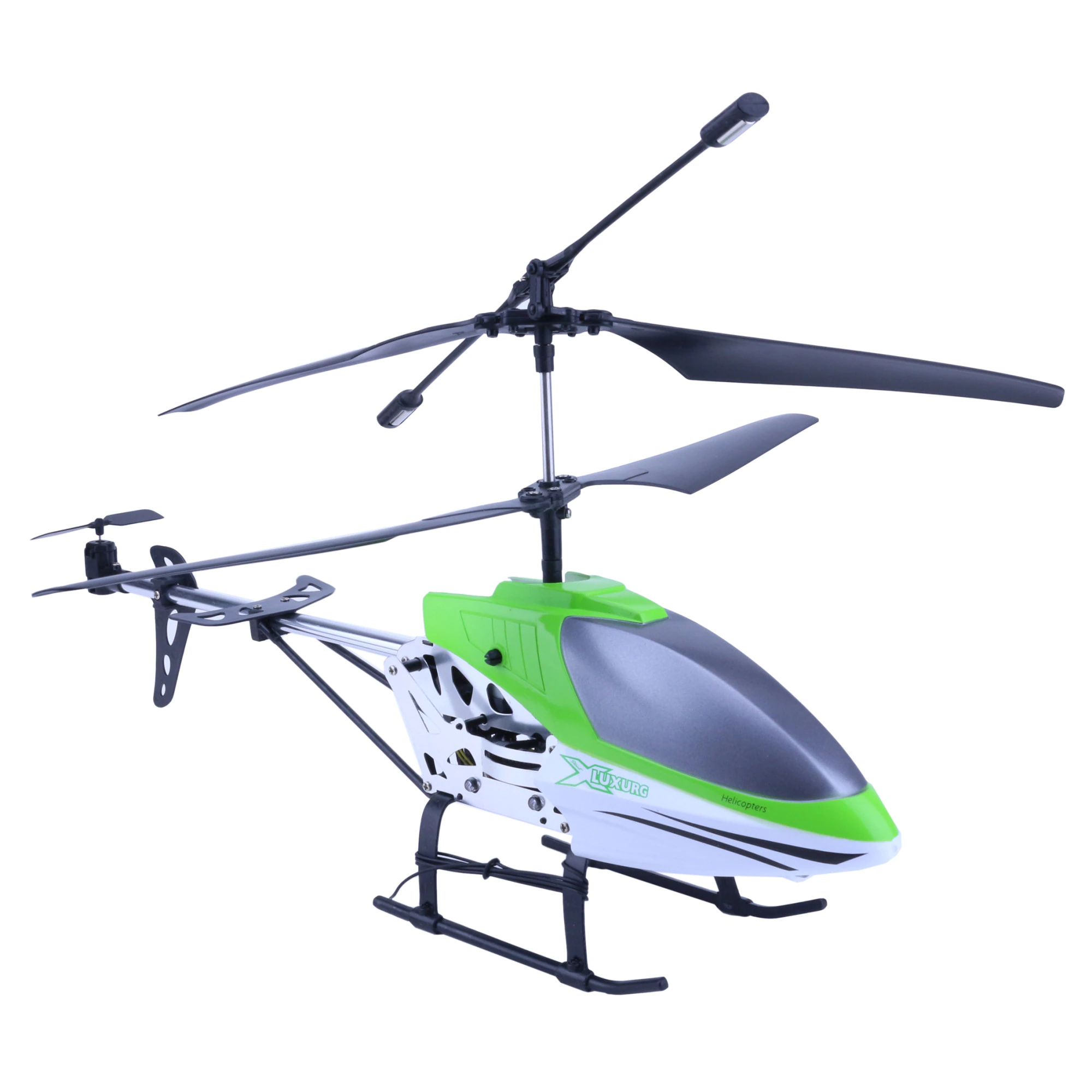 Elicopter The Thunder cu RC si acumulator, Verde, 42 cm [0]