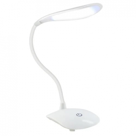 Lampa led flexibila pentru birou , 3 nivele de intensitate, micro-USB, alba [0]