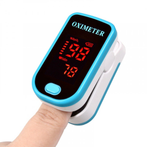 Pulsometru / Oximetru, Finger Pulse Oximeter, Indica nivelul de saturatie a oxigenului din sange, Masoara rata pulsului [0]
