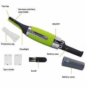Trimmer facial Microtouch Max LRTM, verde [2]