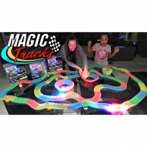 Circuitul Multicolor Magic Track cu o masinuta, 165 piese, fluorescent [2]