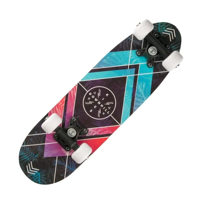Skateboard cu suprafata antiderapanta, 15x52 cm, multicolor, Topi Toy