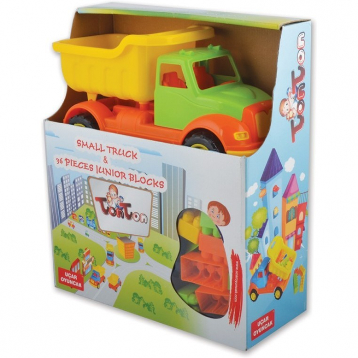 Autobasculanta 30 cm cu 36 piese constructie Ucar Toys UC103 [4]