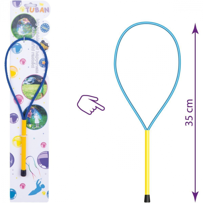 Bat cu inel pentru baloane de sapun 35 cm Tuban TU3605 [2]
