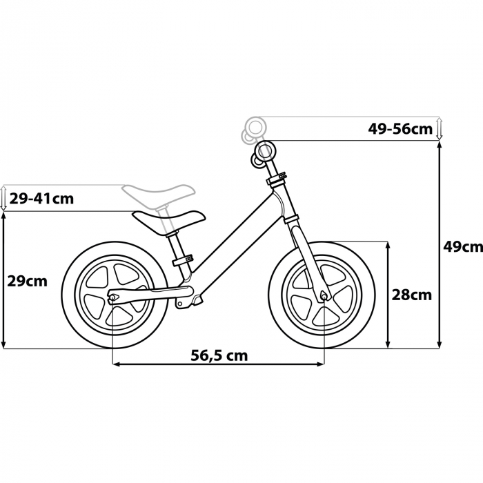 Bicicleta fara pedale 12 Avengers Seven SV9943 [2]