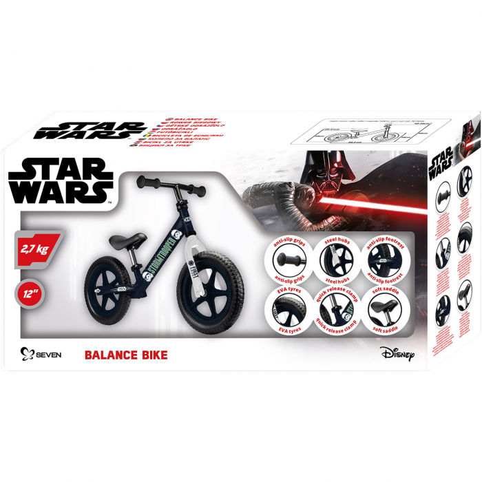 Bicicleta fara pedale 12 Star Wars Stormtrooper Seven SV9912 [2]