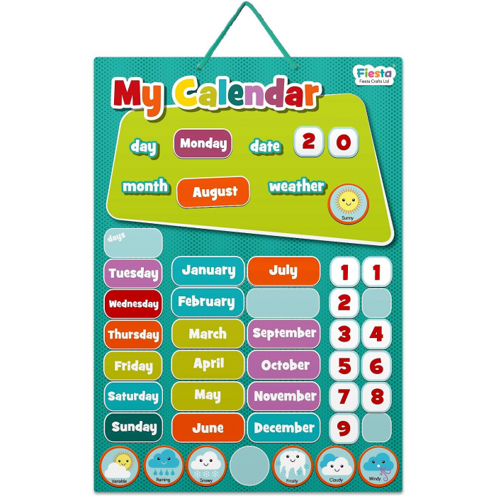 Calendarul meu magnetic, 20x26 cm Fiesta Crafts FCT-2399 [3]