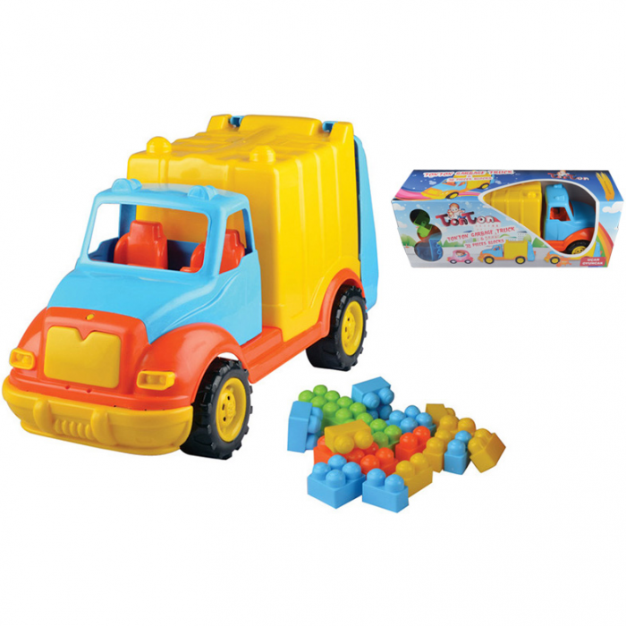 Camion pentru gunoi 48 cm cu 38 piese constructie Ucar Toys UC86 [3]