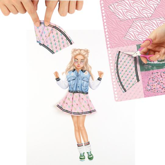 Carte cu stickere TOPModel Dress Me Up Collage [4]