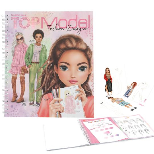 Carte cu stickere TOPModel Dress Me Up Fashion Designer [2]