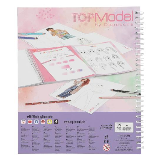 Carte cu stickere TOPModel Dress Me Up Fashion Designer [4]