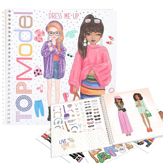 Carte cu stickere TOPModel Dress Me Up Live Love [1]