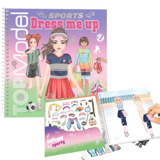 Carte cu stickere TOPModel Dress Me Up Sport [1]
