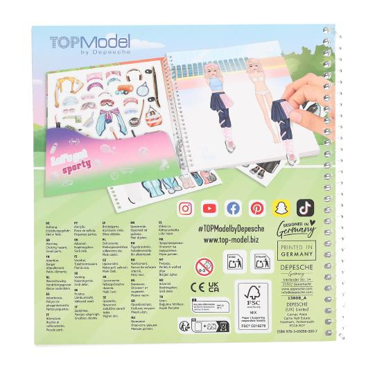 Carte cu stickere TOPModel Dress Me Up Sport [4]