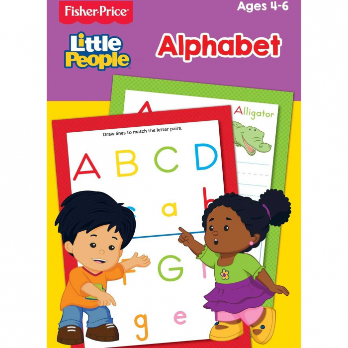 Carte de activitati cu litere Fisher Price  Alphabet Alligator AB3288FPAB2 [1]