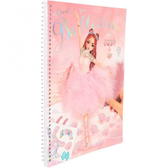 Carte de colorat Create your Top Model Ballerina Depesche PT12122 [2]