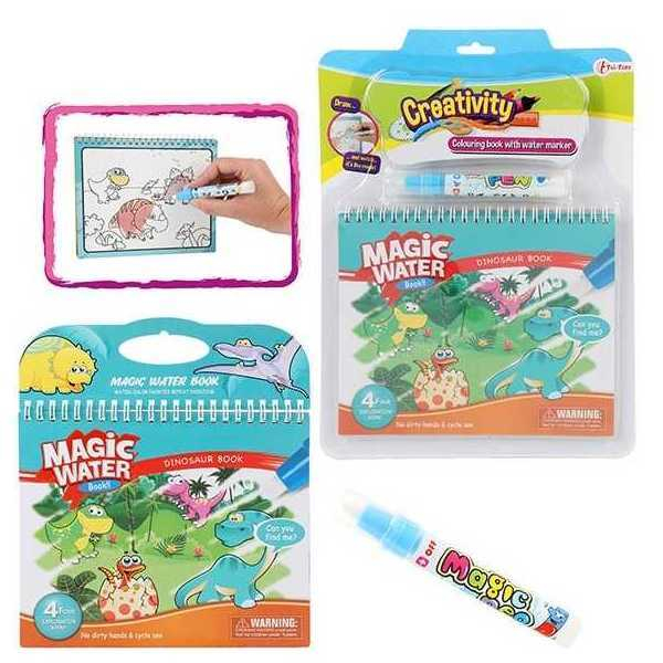 Carte de colorat cu apa Dino Toi-Toys TT46845B [5]