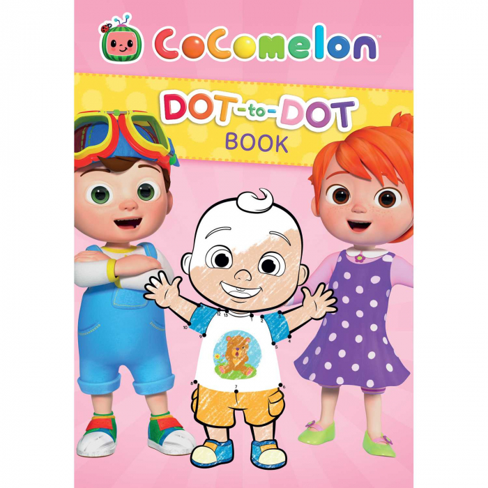 Carte de colorat Dot to Dot Cocomelon Alligator AB3510CMDT [1]