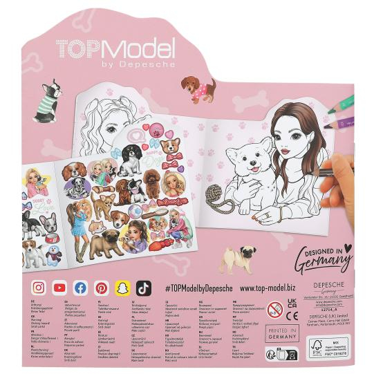 Carte de colorat  si autocolante TOPModel Doggy KITTY și DOGGY [5]