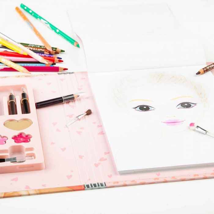 Carte de colorat Top Model Make-up Creative Folder Depesche [2]
