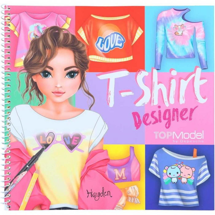 Carte de colorat TOPModel T-Shirt Designer Depesche [1]