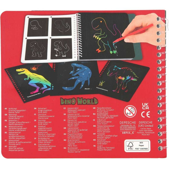 Carte Mini Magic Scratch Dino World Depesche PT10711 [5]