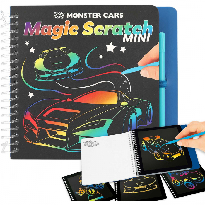 Carte Mini Magic Scratch Monster Cars Depesche PT12116 [3]