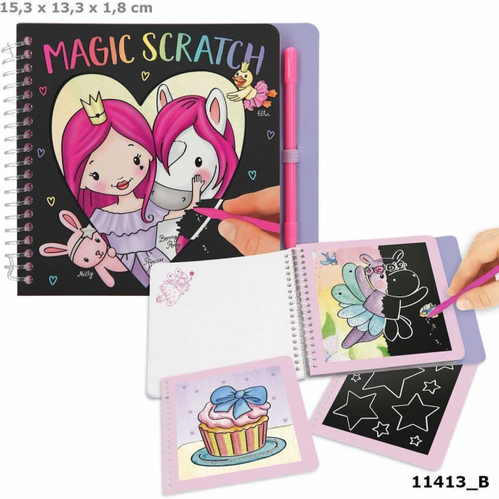 Carte Princess Mimi Mini Magic-Scratch Book Depesche PT11413 [2]