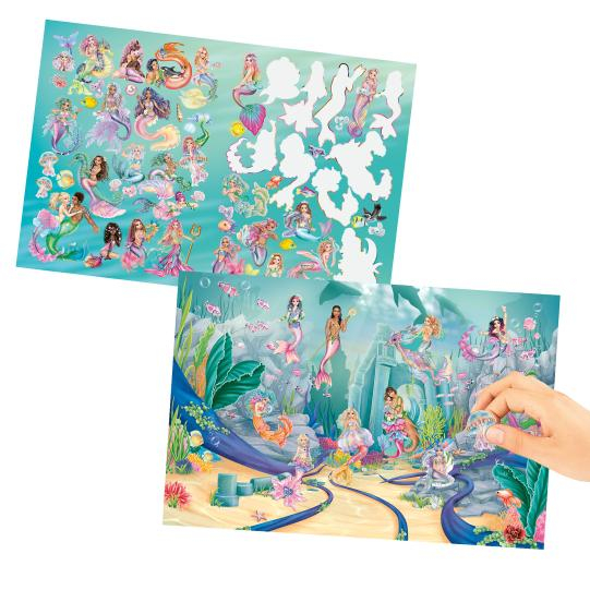 Carte TopModel cu  autocolante sirene Mermaid [3]