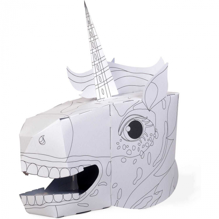 Coloreaza-ti propria Masca 3D Unicorn Fiesta Crafts FCT-3043 [3]