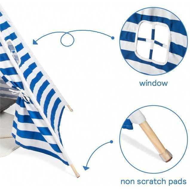 Cort copii Teepee 120x120x155 cm Cosmolino MP77603 [4]
