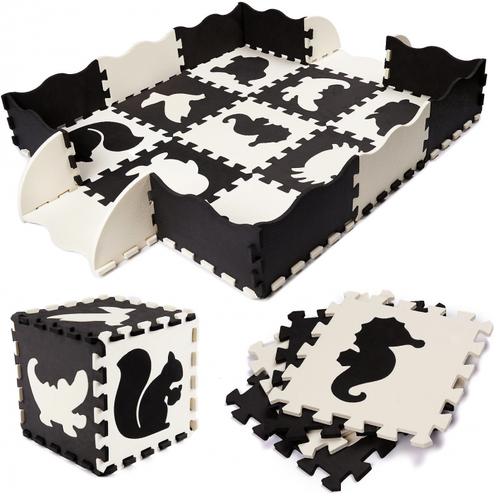 Covor puzzle cu laterale 25 piese Ikonka IK17566 [3]