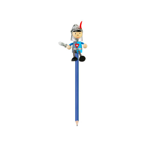 Creion cu figurina lemn Cavaler Fiesta Crafts FCP-5033 [3]