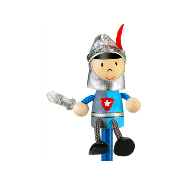 Creion cu figurina lemn Cavaler Fiesta Crafts FCP-5033 [2]