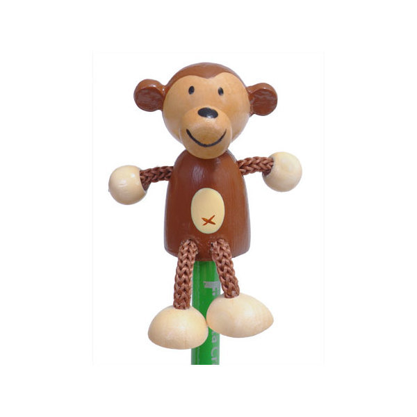 Creion cu figurina lemn Maimutica Fiesta Crafts FCP-5071 [2]