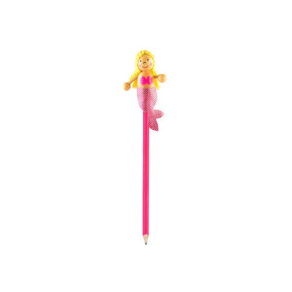 Creion cu figurina lemn Sirena Fiesta Crafts FCP-5010 [3]