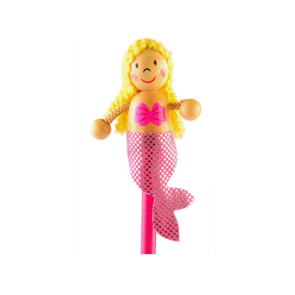Creion cu figurina lemn Sirena Fiesta Crafts FCP-5010 [2]