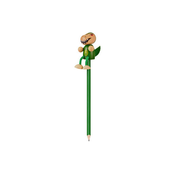 Creion cu figurina lemn T-Rex Fiesta Crafts FCP-5163 [3]